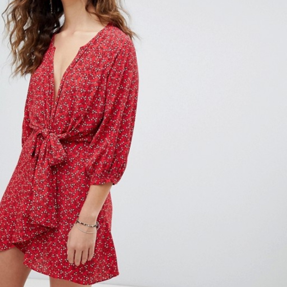 ποΈ Free People Clara floral print tunic dress - Picture 1 of 8